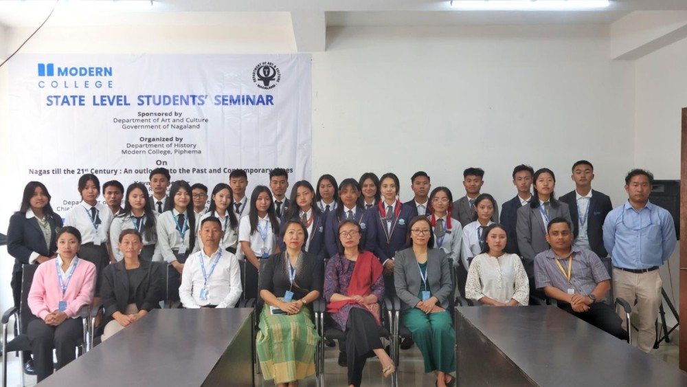 Modern College, Piphema held its fourth edition of state level students’ seminar on April 3.